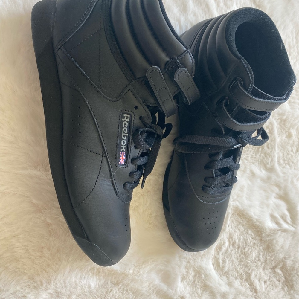 Reebok Black High-Top Sneakers